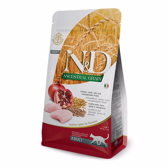 Farmina N&D Ancestral Low Grain Adult Xira Trofi ga Enilikes Gtes me Kotopoulo & Rodi 10kg